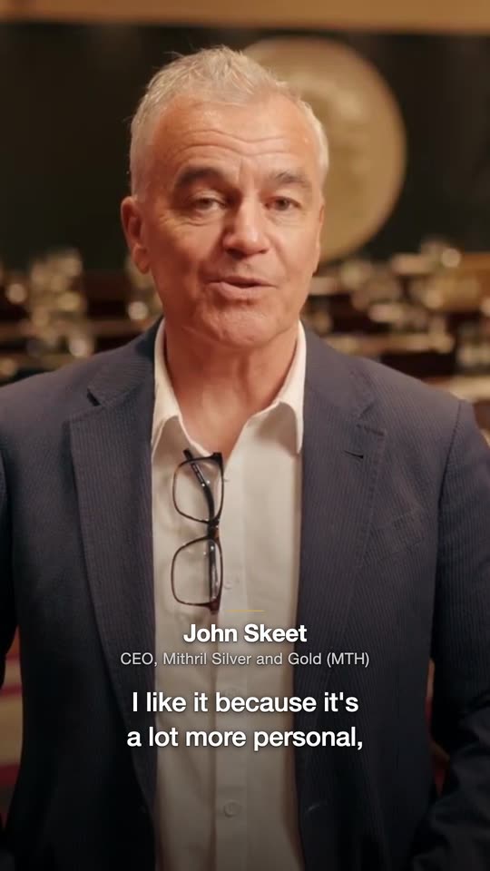 John Skeet, CEO, Mithril Silver and Gold (MTH)
